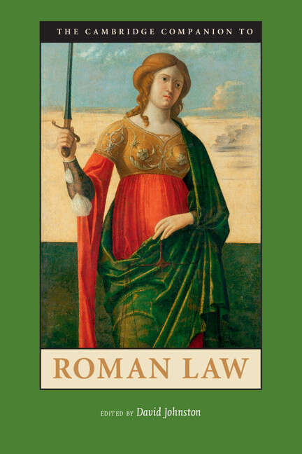 Book cover of The Cambridge Companion to Roman Law