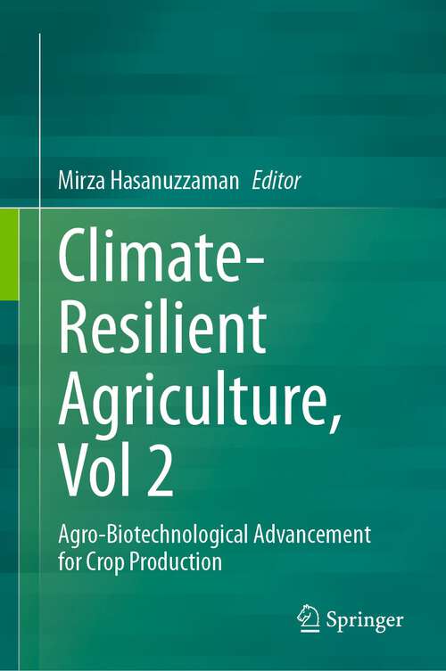 Cover image of Climate-Resilient Agriculture, Vol 2