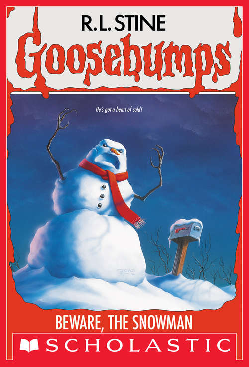 Book cover of Beware, The Snowman (Goosebumps #51)