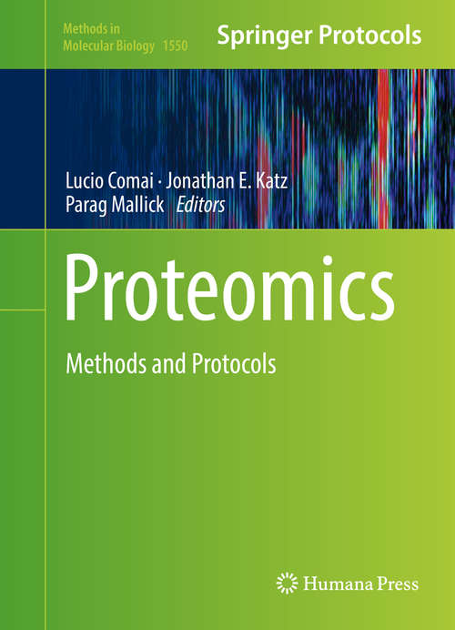 Book cover of Proteomics