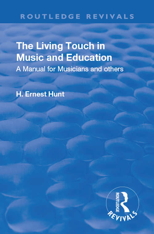 Book cover of Revival: A Manual for Musicians and Others (Routledge Revivals)