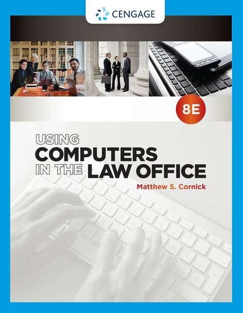 Book cover of Using Computers in the Law Office, (8th Edition)
