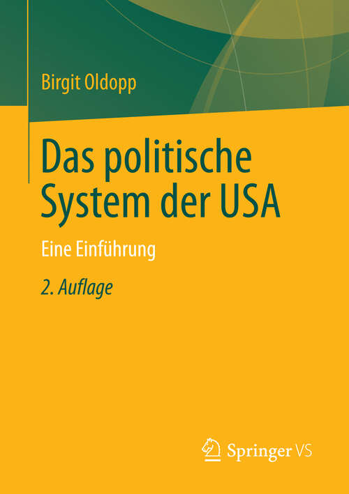 Book cover of Das politische System der USA: Eine Einführung