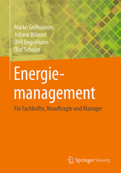Book cover of Energiemanagement