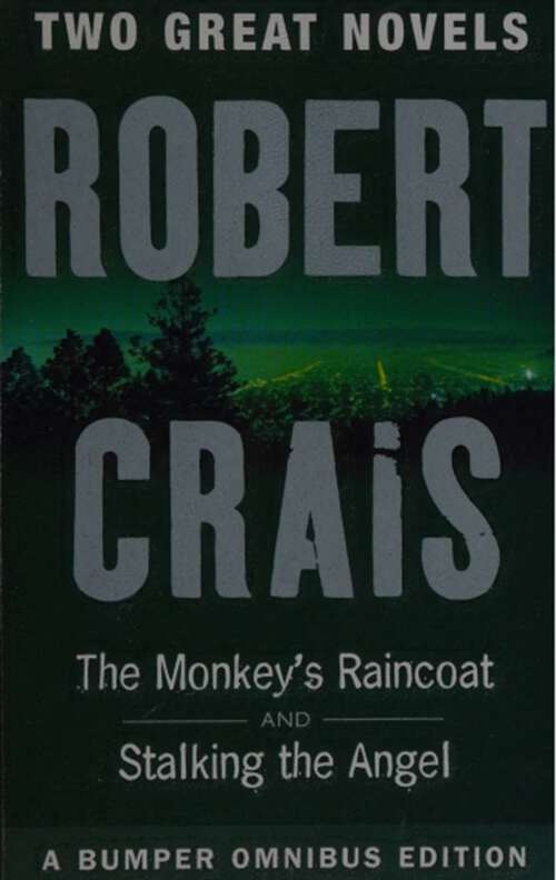 Book cover of The Monkey's Raincoat / Stalking The Angel: (A Bumper Omnibus Edition)