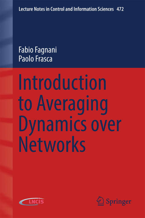 Book cover of Introduction to Averaging Dynamics over Networks