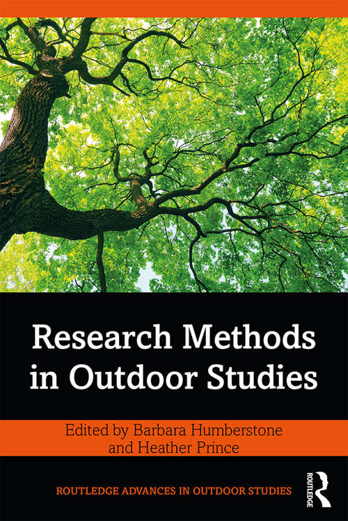 Book cover of Research Methods in Outdoor Studies (Routledge Advances in Outdoor Studies)