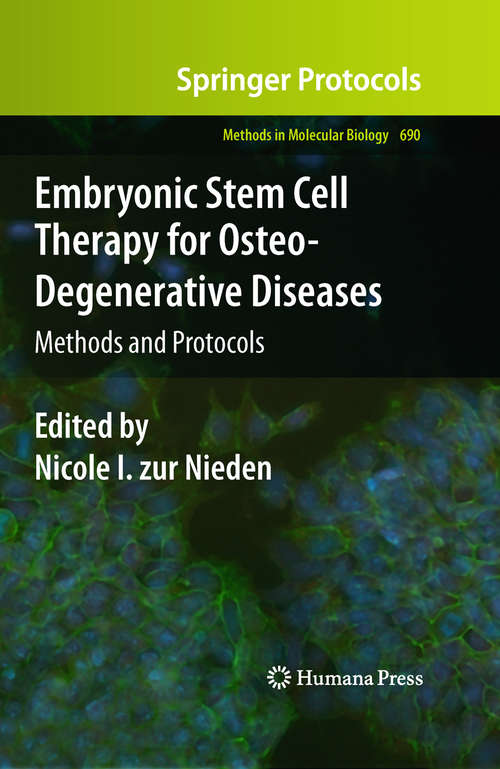Embryonic Stem Cell Therapy for Osteo-Degenerative Diseases