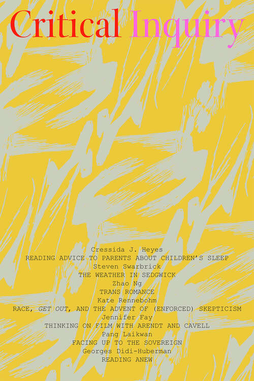 Book cover of Critical Inquiry, volume 49 number 2 (Winter 2023)
