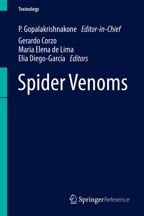 Book cover of Spider Venoms