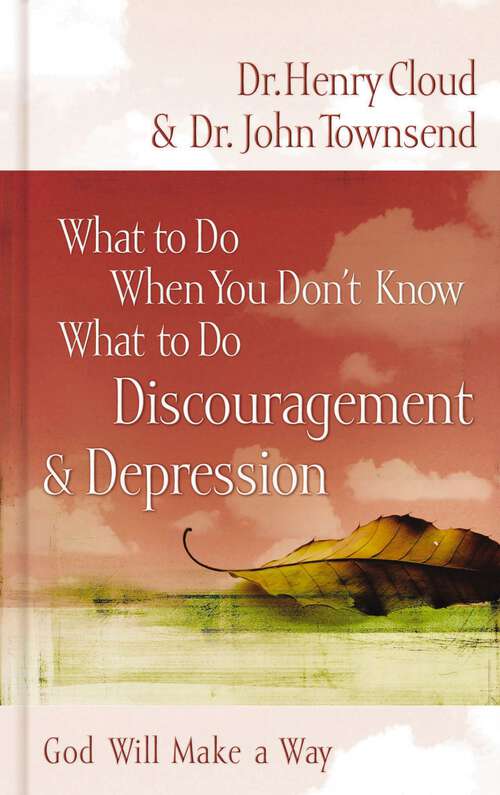 Book cover of What to Do When You Don't Know What to Do: Discouragement & Depression