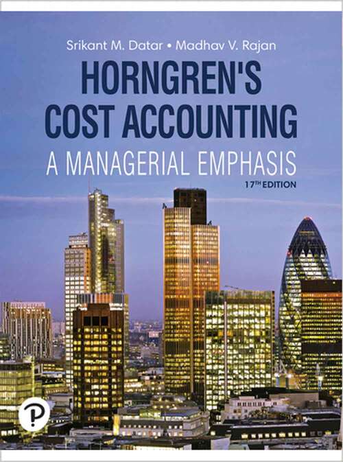 Cover image of Horngren's Cost Accounting