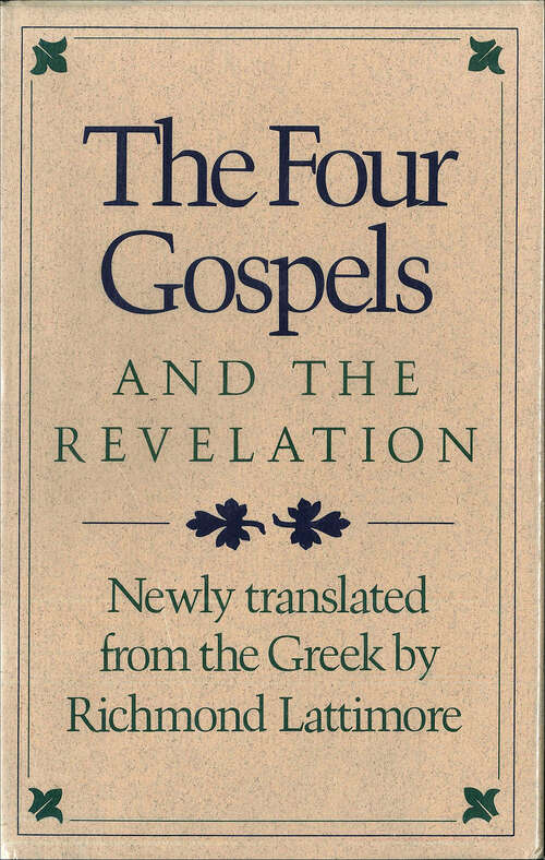 Book cover of The Four Gospels and the Revelation