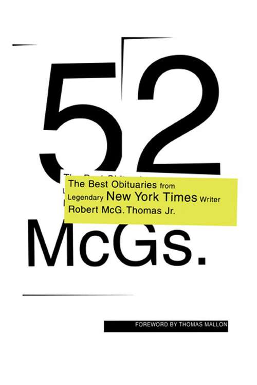 Book cover of 52 McGs.