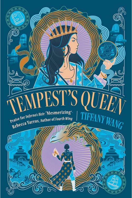 Book cover of Tempest's Queen: Blackmail. Murder. Revenge. A dark fantasy romance about a queen with no morals