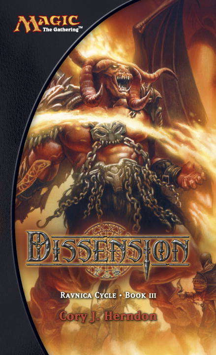 Book cover of Dissension: Ravnica Cycle · Book III