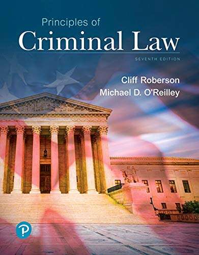 Book cover of Principles of Criminal Law (Seventh Edition)