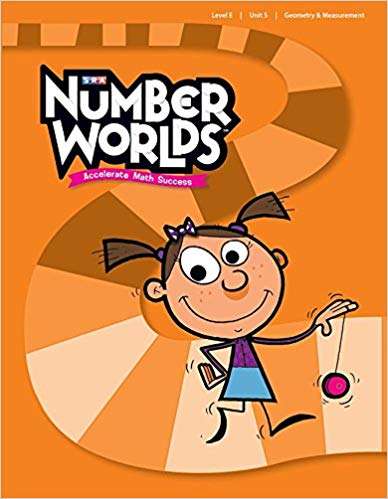 Book cover of SRA Number Worlds™: Accelerate Math Success, Level E, Unit 5: Geometry & Measurement, Student Workbook (Number Worlds Ser.)