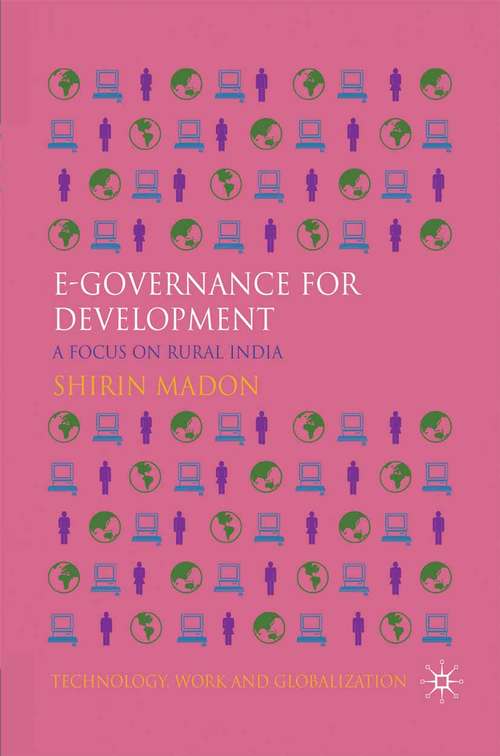 Book cover of e-Governance for Development