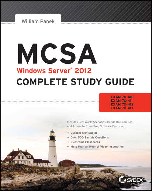 Book cover of MCSA Windows Server 2012 Complete Study Guide