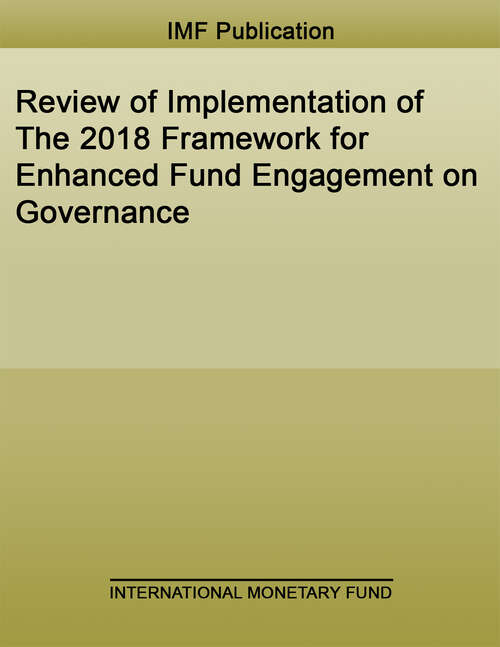 Book cover of Review of Implementation of The 2018 Framework for Enhanced Fund Engagement on Governance