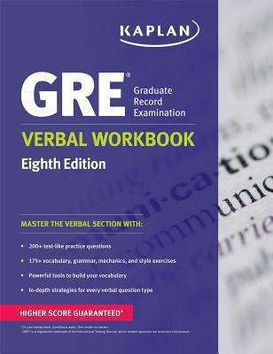 GRE® Verbal Workbook (Eighth Edition)