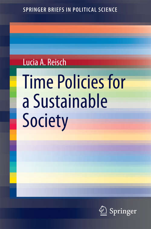 Book cover of Time Policies for a Sustainable Society