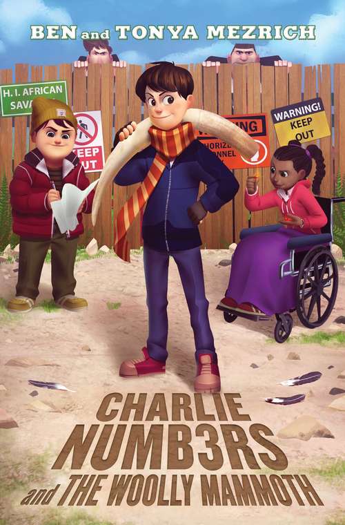 Book cover of Charlie Numbers and the Woolly Mammoth (The Charlie Numbers Adventures)