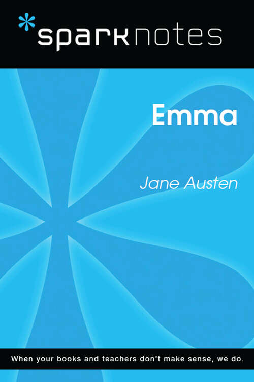Book cover of Emma (SparkNotes Literature Guide Series)