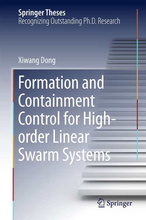 Book cover of Formation and Containment Control for High-order Linear Swarm Systems