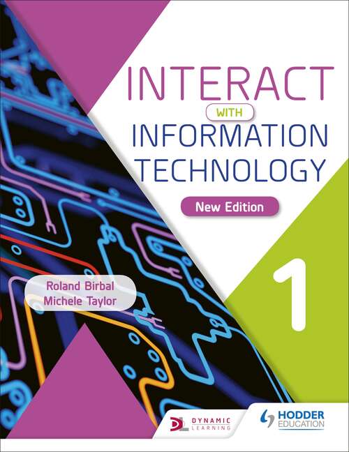 Book cover of Interact with Information Technology 1 new edition