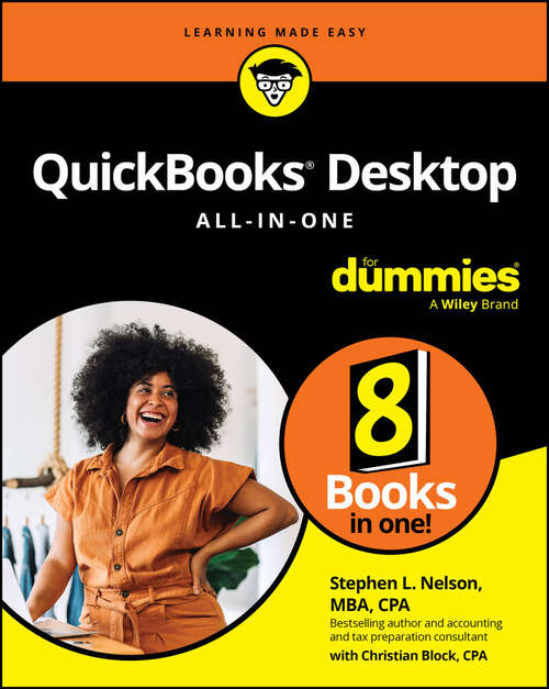 Book cover of QuickBooks Desktop All-In-One For Dummies