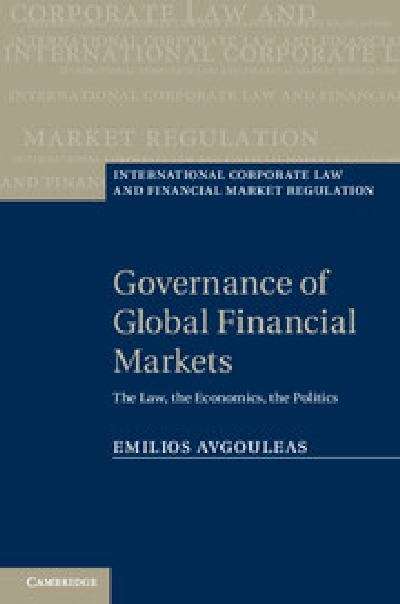 Book cover of Governance of Global Financial Markets