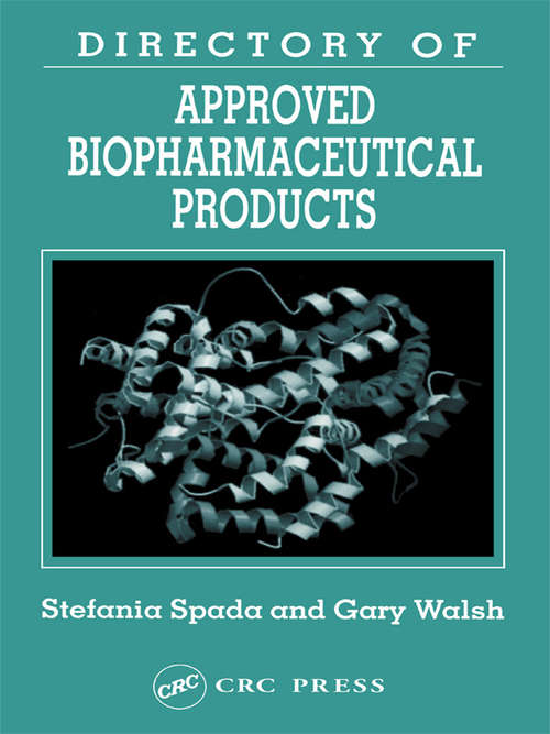 Book cover of Directory of Approved Biopharmaceutical Products