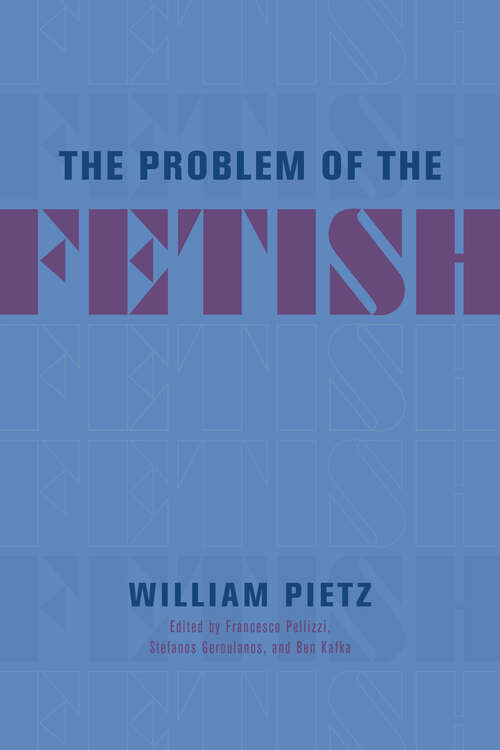 Book cover of The Problem of the Fetish