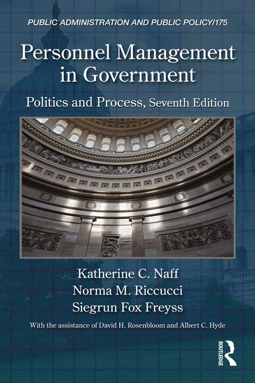 Book cover of Personnel Management in Government: Politics and Process, Seventh Edition (7) (Public Administration and Public Policy #175)