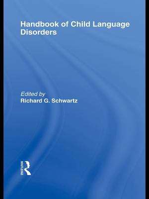 Book cover of Handbook of Child Language Disorders