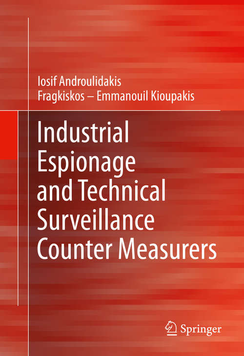 Book cover of Industrial Espionage and Technical Surveillance Counter Measurers