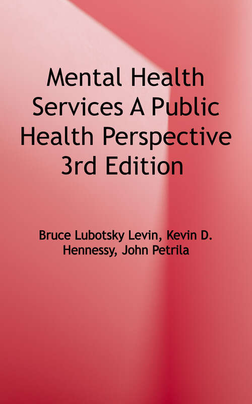 Book cover of Mental Health Services: A Public Health Perspective (3)