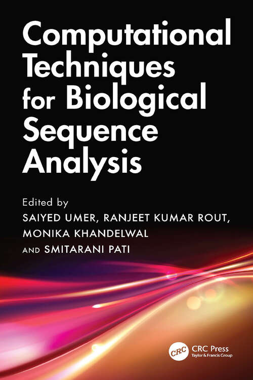 Book cover of Computational Techniques for Biological Sequence Analysis (1)
