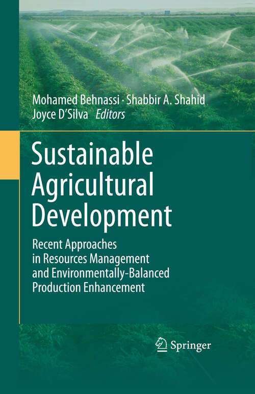 Book cover of Sustainable Agricultural Development