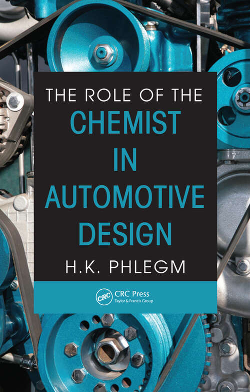 Book cover of The Role of the Chemist in Automotive Design (1)