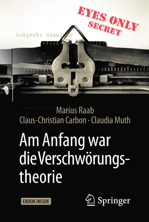 Book cover of Am Anfang war die Verschwörungstheorie