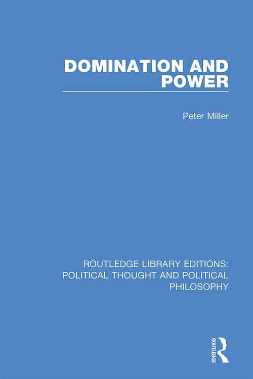 Cover image of Domination and Power