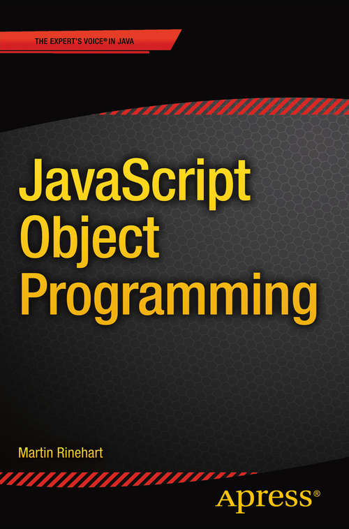 Book cover of JavaScript Object Programming