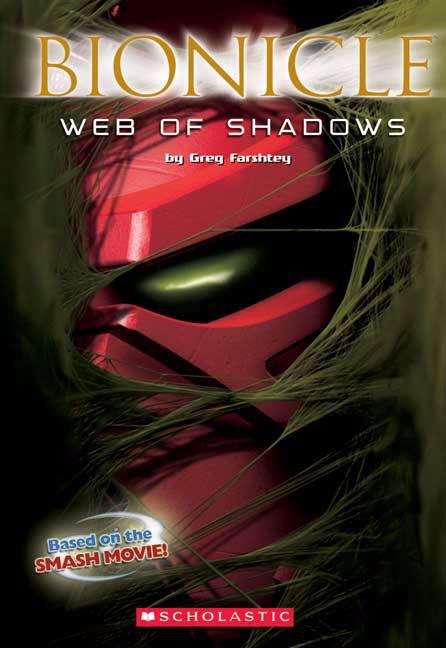 Book cover of Web of Shadows (Bionicle Adventures #9)