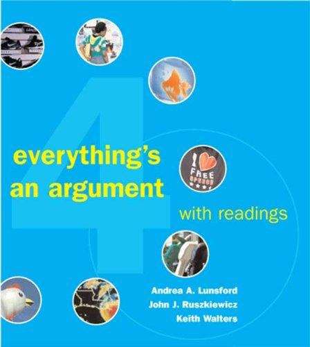 Book cover of Everything's an Argument: With Readings