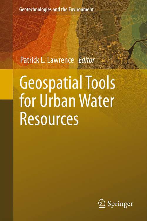 Book cover of Geospatial Tools for Urban Water Resources