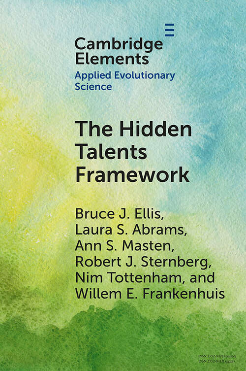 Book cover of The Hidden Talents Framework: Implications for Science, Policy, and Practice (Elements in Applied Evolutionary Science)