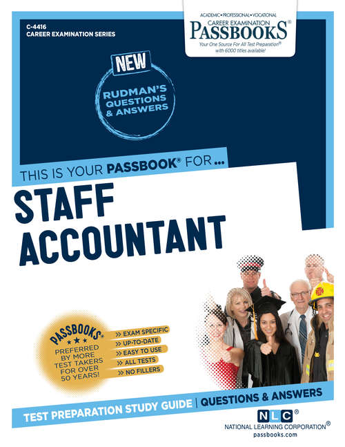 Book cover of Staff Accountant: Passbooks Study Guide (Career Examination Series)